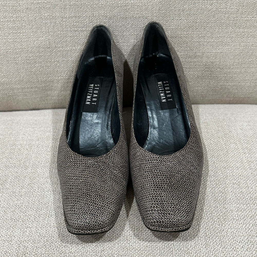 Stuart Weitzman Snakeskin Print Vintage Pumps Women's Size 9